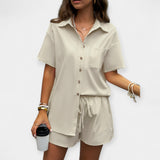 Nunzia | Completo comodo con camicia e pantaloncini