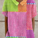 Sabina | Camicia patchwork colorata