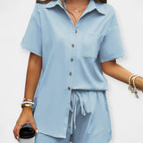 Nunzia | Completo comodo con camicia e pantaloncini