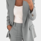Romina | Completo elegante con giacca e pantaloni a vita alta