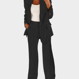Romina | Completo elegante con giacca e pantaloni a vita alta