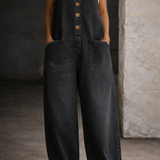 Irene | Salopette vintage in cotone lavato