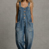 Agnese | Salopette in denim elegante con tasche
