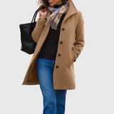 Iris | Cappotto con un bottone