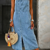 Gabriella | Abito casual in denim con spalline
