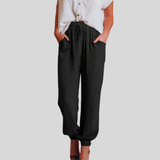 Raffaella | Pantaloni eleganti con coulisse