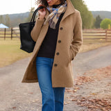 Iris | Cappotto con un bottone