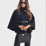 Mariagrazia | Cappotto con maniche a farfalla