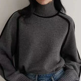 Concetta | Maglione elegante a collo alto