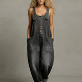 Agnese | Salopette in denim elegante con tasche