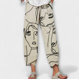 Diana | Pantaloni eleganti con stampa