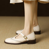Agnese | Scarpe Mary Jane con cinturino a T