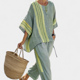 Norma | Completo boho color lavanda