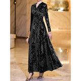Maddalena | Abito in jacquard a fiori