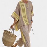 Norma | Completo boho color lavanda