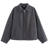 Lea | Giacca morbida con zip