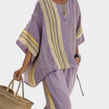 Norma | Completo boho color lavanda