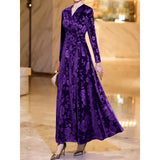 Maddalena | Abito in jacquard a fiori