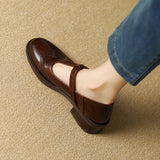 Agnese | Scarpe Mary Jane con cinturino a T