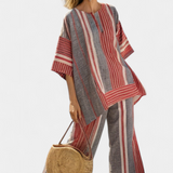 Matilde | Completo oversize a righe