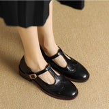 Agnese | Scarpe Mary Jane con cinturino a T