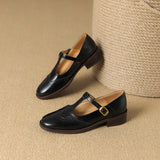 Agnese | Scarpe Mary Jane con cinturino a T