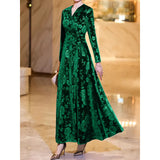 Maddalena | Abito in jacquard a fiori