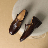 Agnese | Scarpe Mary Jane con cinturino a T