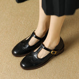 Agnese | Scarpe Mary Jane con cinturino a T