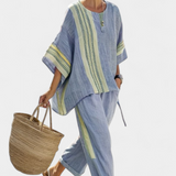 Norma | Completo boho color lavanda