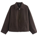 Lea | Giacca morbida con zip