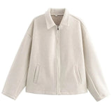 Lea | Giacca morbida con zip