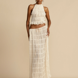 Erminia | Set con top a spalline e gonna