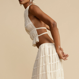 Erminia | Set con top a spalline e gonna