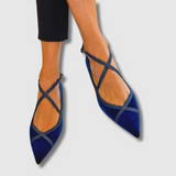 Maria | Mocassini chic blu navy