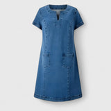 Elisa | Abito elegante in denim