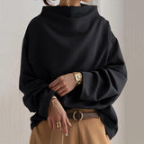 Nora | Top casual con collo alto