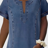 Elisa | Abito elegante in denim