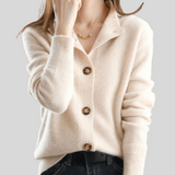 Luna | Gilet in cashmere stile retrò