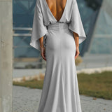 Loretta | Abito elegante senza maniche con scollo a V e schiena scoperta