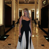 Bianca | Abito lungo in stile tropicale