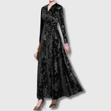 Maddalena | Abito in jacquard a fiori