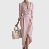 Emilia | Abito midi drappeggiato elegante