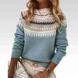 Carmela | Maglione con motivo norvegese