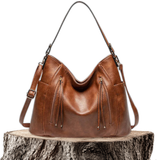 Greta | Borsa in pelle con frange