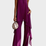 Viola | Completo elegante con top all'americana e pantaloni