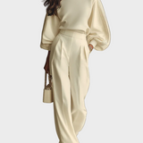 Selena | Completo a coste con pantaloni ampi