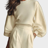 Selena | Completo a coste con pantaloni ampi