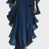 Vittoria | Completo elegante in chiffon con volant