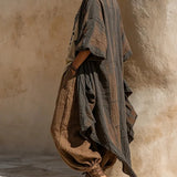 Vanna | Completo tre pezzi in stile boho con stampa artistica